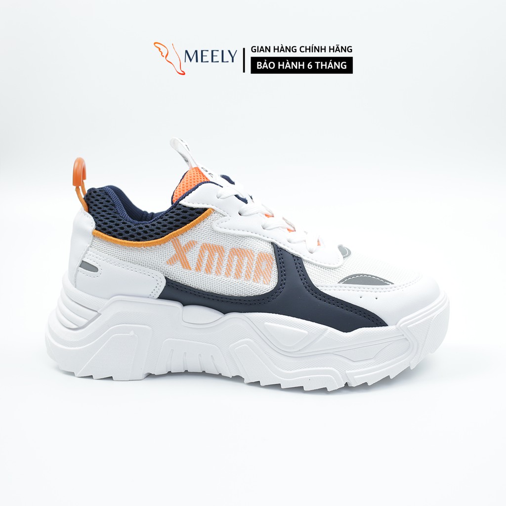 Giày Thể Thao Nữ Độn Đế MEELY Sneaker Ulzzang Nâng Đế Cá Tính - XMA65