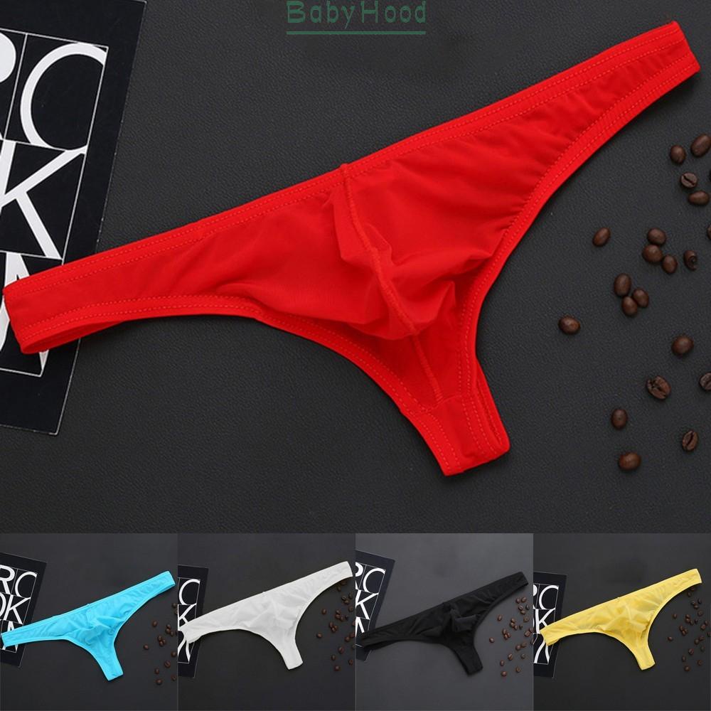 BBHOOD~Briefs Fashionable G-String Jockstrap Men See Through Thong Comfortable