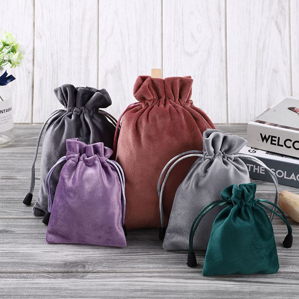 Túi rút dây đựng trang sức / kẹo chống bụi nhiều màu tùy chọn sáng tạo