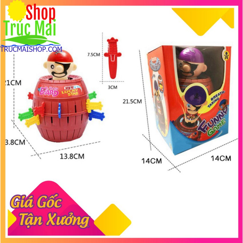 Đâm hải tặc size lớn 20cm chất liệu dày, không lo bể vỡ