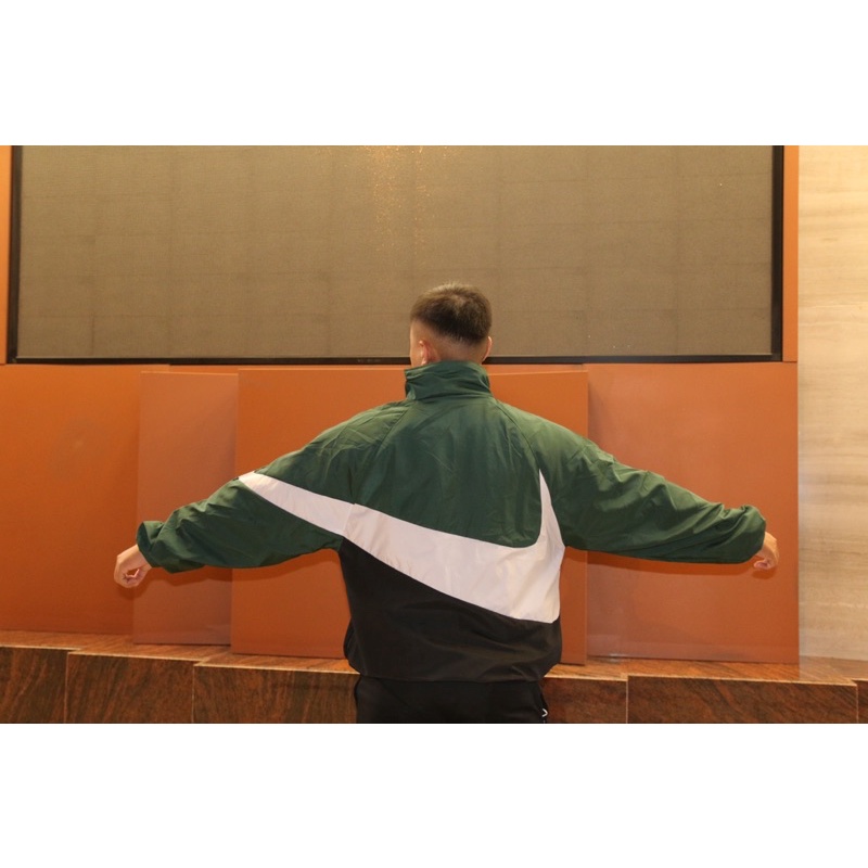 Áo Khoác Jacket Nike Swoosh Woven Vintage Nam Nữ Vải Dù 2 Lớp Cao Cấp LBsar