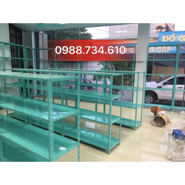 Kệ sắt vlo Cao 1m5 rộng 50cm 4 tầng