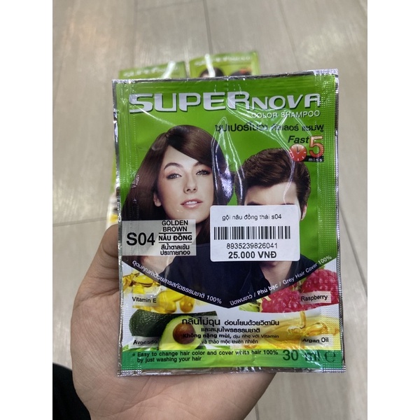 Combo 10 DẦU GỘI NHUỘM MÀU TÓC SUPER NOVA