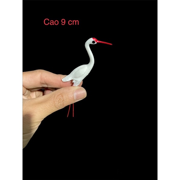 Cò nhựa làm tiểu cảnh mô hình