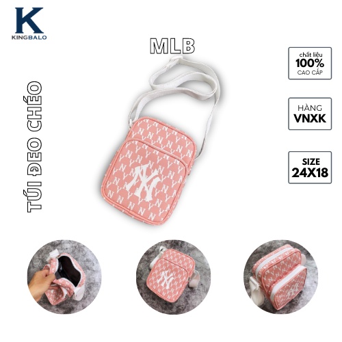 Túi Đeo Chéo mlb NY Vintage Mini Bag Pink Full Tag Code