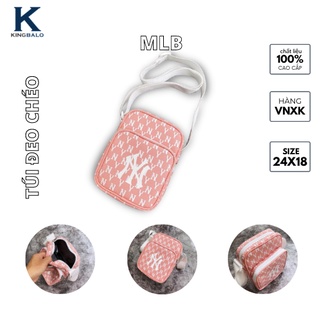 Túi đeo chéo mlb ny vintage mini bag pink full tag code
