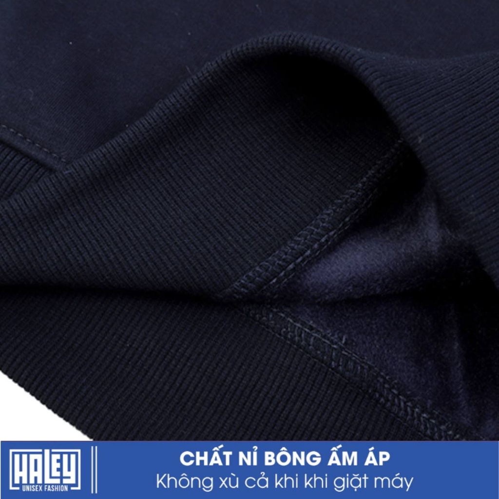 Áo Sweater HALEY Nam Nữ Unisex mã HD58 HAVEARD Phong Cách Hàn Quốc Cá Tính, Chất Nỉ Bông Đẹp Streetstyle Dày Dặn