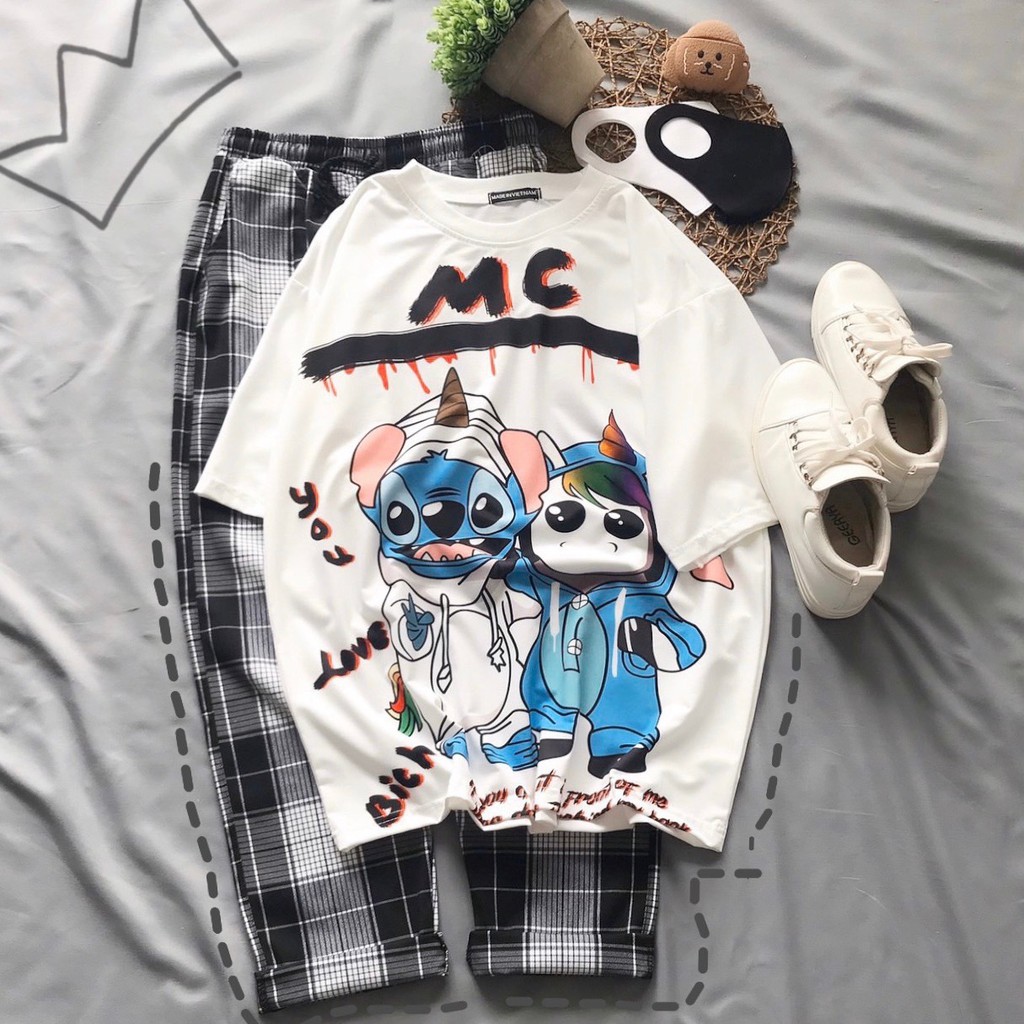 QUẦN SỌC CARO UNISEX QUẦN BAGGY CARO LƯNG THUN PLAID PANTS CAO CẤP - MM