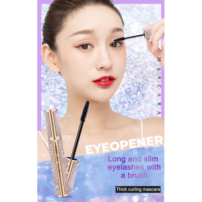 Mascara Yanz chống thấm nước và mồ hôi không nhòe lâu trôi thiết kế vỏ lấp lánh ánh sao
 | BigBuy360 - bigbuy360.vn