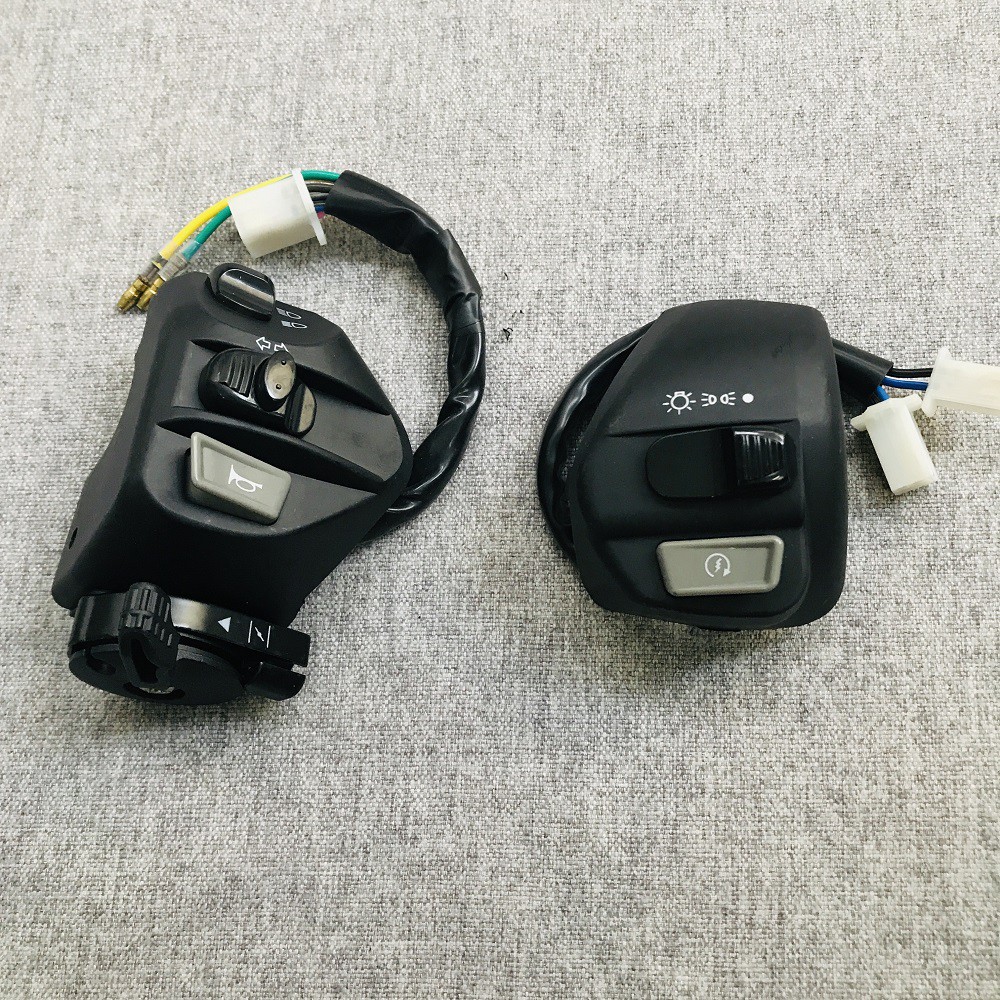 Cùm công tác xe máy, cùm nút nhấn xe máy gắn xe EXCITER, MIO, NOUVO 4, LUVIAS (cùm bên trái và cùm bên phải)