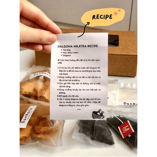 Kit trà sữa dalgona homemade (2 ngày)