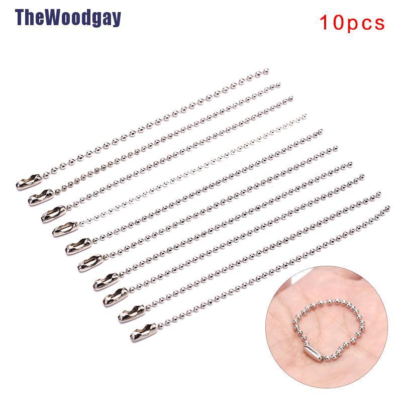 Set 10 Móc Khóa Hạt Đường Kính 3.5 "Dài 0.09"