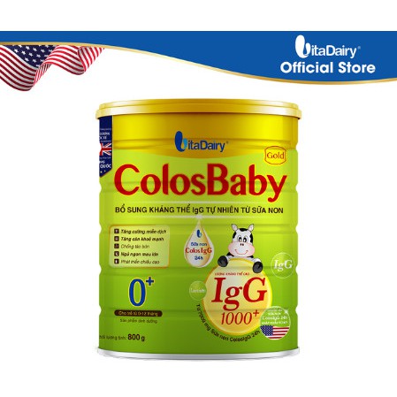 Sữa non ColosBaby Gold - Số 0,1,2 Hộp 800g