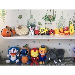 Set gấu bông hỗn hợp 16 con