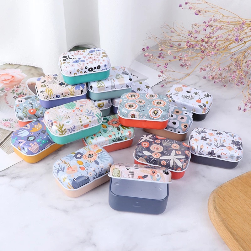 Hộp Thiếc Mini Đựng Thuốc / Trang Sức / Kẹo Tiện Dụng Ốp