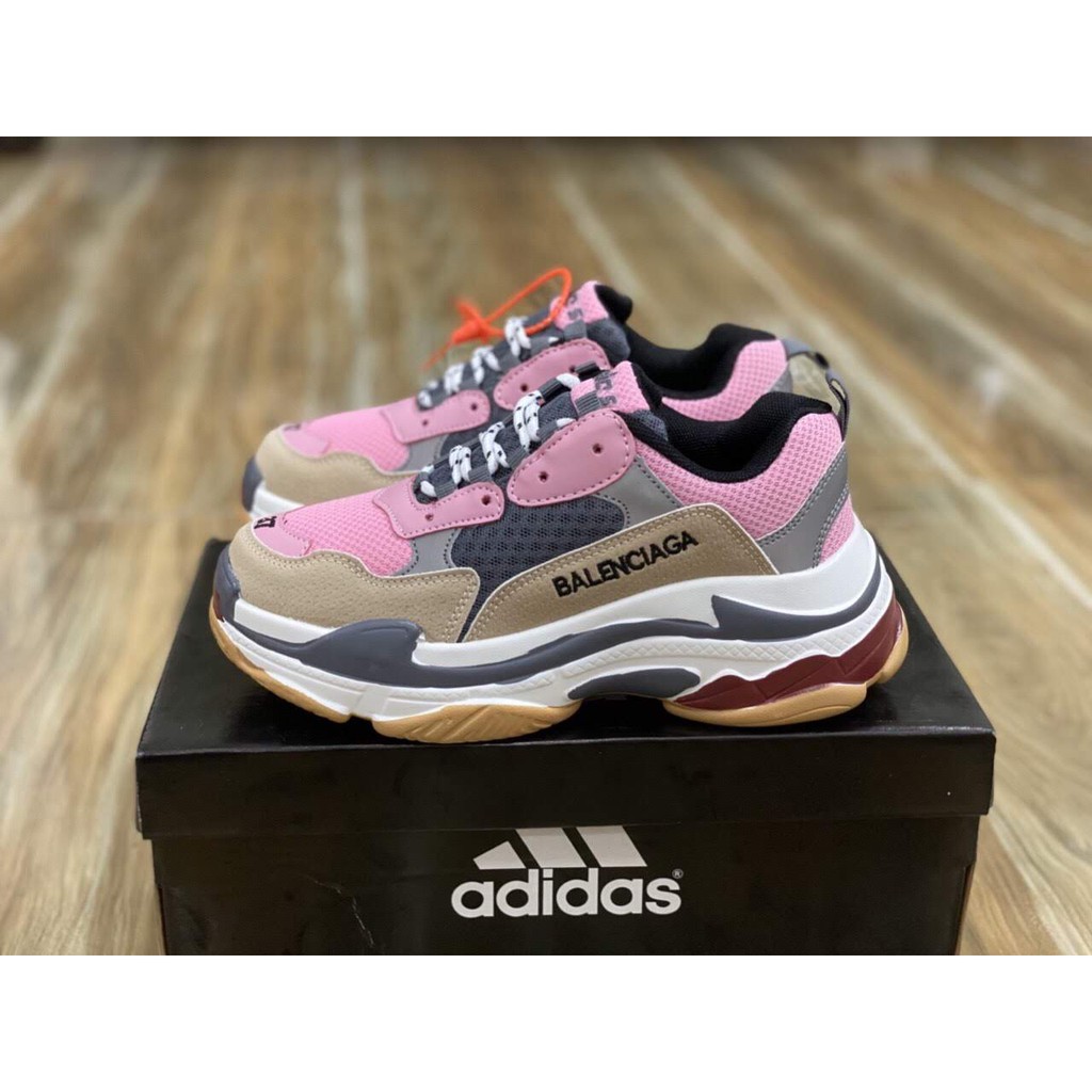 GIÀY THỂ THAO NAM NỮ TRIPLE S CHỮ THÊU NHIỀU MÀU ĐẸP, FULL SIZE 36-44