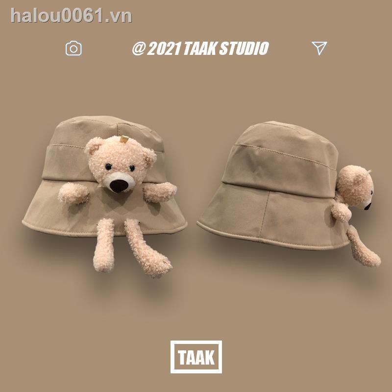 Mũ vành tròn hình gấu con xinh xắn