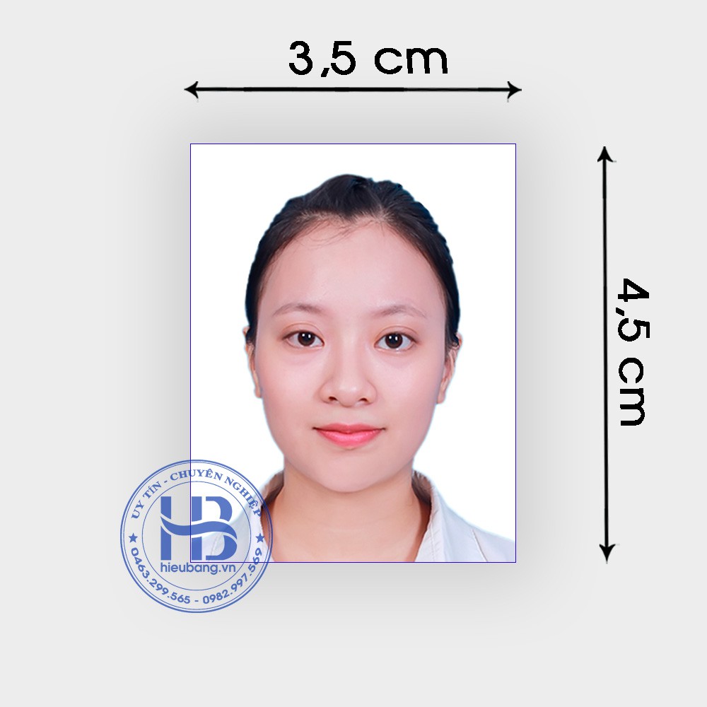 Chụp ảnh thẻ visa 3,5×4,5cm | Giá 20k