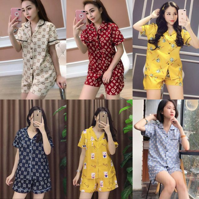 BỘ NGỦ HÈ CỘC TAY Nữ - BỘ KATE THÁI (ẢNH THẬT)