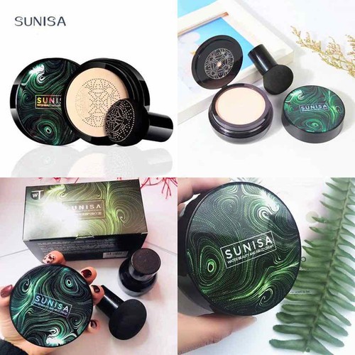 PHẤN NƯỚC KIỀM DẦU SUNISA TẶNG KÈM MÚT TÁN NỀN, CHE PHỦ CAO, LÂU TRÔI MỊN DA 20g toner tự nhiên