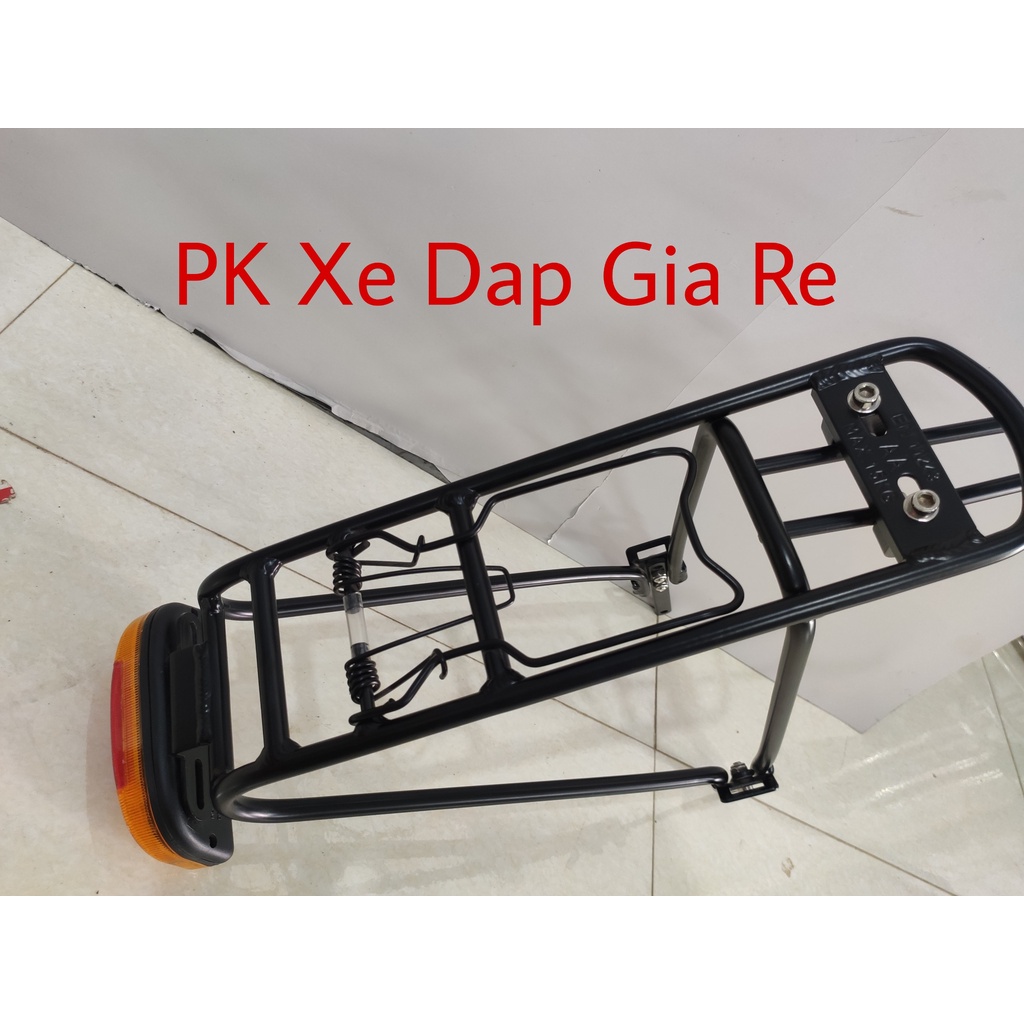 Gác baga sau xe đạp bằng nhôm cao cấp, Gác baga nhôm xe đạp Touring đa năng 2 chân