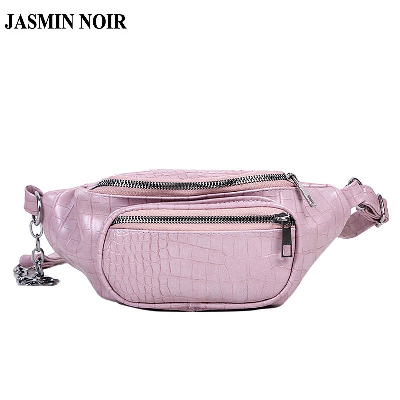 Túi Đeo Chéo JASMIN NOIR Bằng Da Cá Sấu Sang Trọng Hợp Thời Trang Cho Nữ