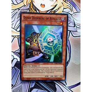 [ Đỗ Lạc Shop ] Thẻ Bài Mint90 Yugioh Monster Djinn Disserere of Rituals - THSF-EN040 - Super