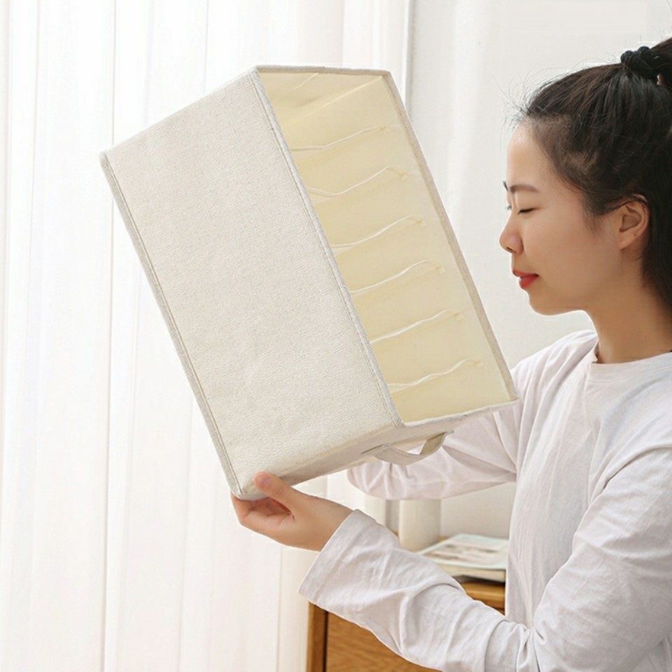 Hộp đựng quần áo nhiều ngăn tiện lợi, hộp đựng đồ lót xếp gọn tủ quần áo