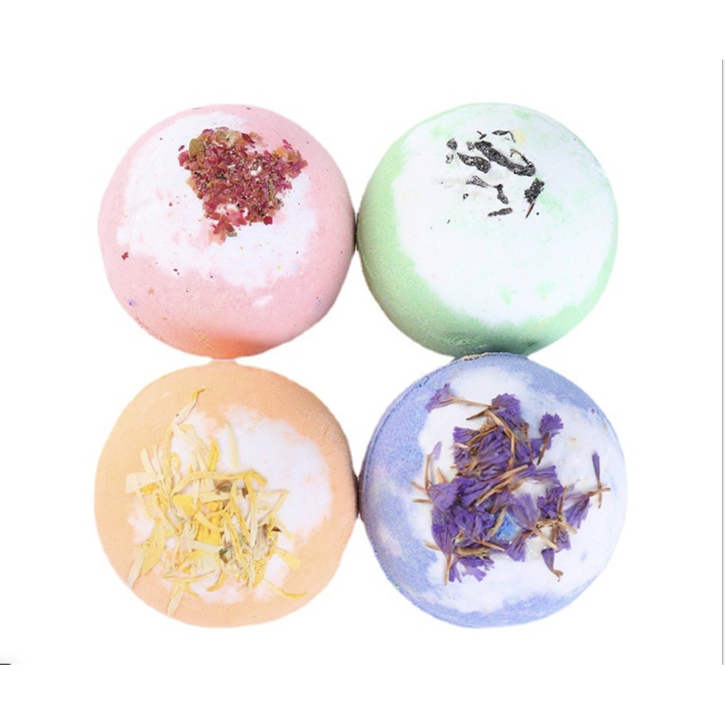 Bom Tắm Romantic Bath- Hộp 9 Viên Sủi Bồn Tắm Nhiều Mùi Hương Tự Nhiên Dưỡng Trắng , Dưỡng Ẩm Cho Da Khô Bath Bomb