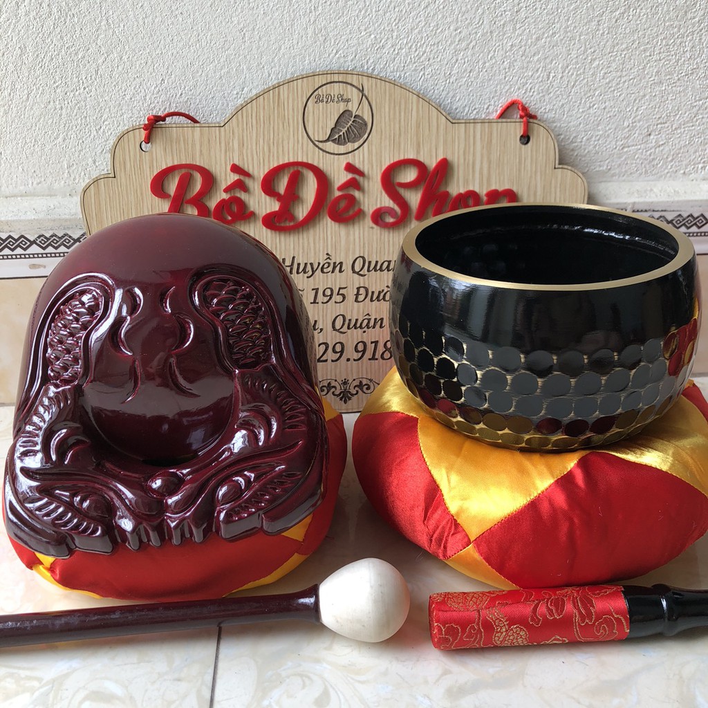 BỘ CHUÔNG ĐEN MÕ LONG NÃO 3.5INCH