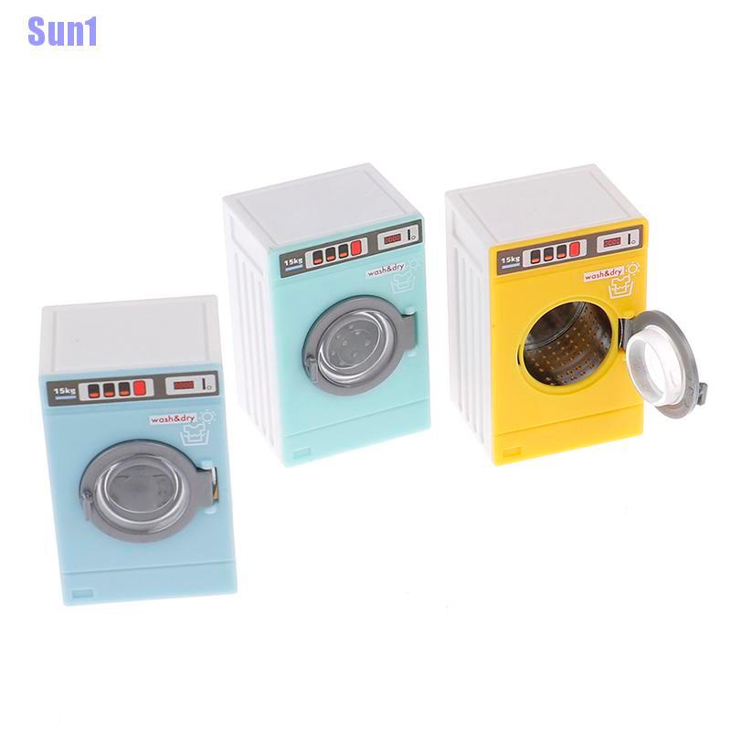 Mô Hình Máy Giặt Mini Tỉ Lệ 1: 12 Trang Trí Nhà Búp Bê