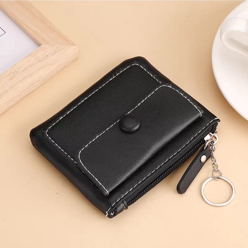 Ví da nữ mini dáng ngắn có ngăn đựng thẻ VANITUI