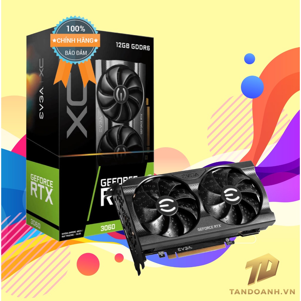 Card Màn Hình EVGA GeForce RTX™ 3060 XC GAMING – 12GB GDDR6 (LHR)