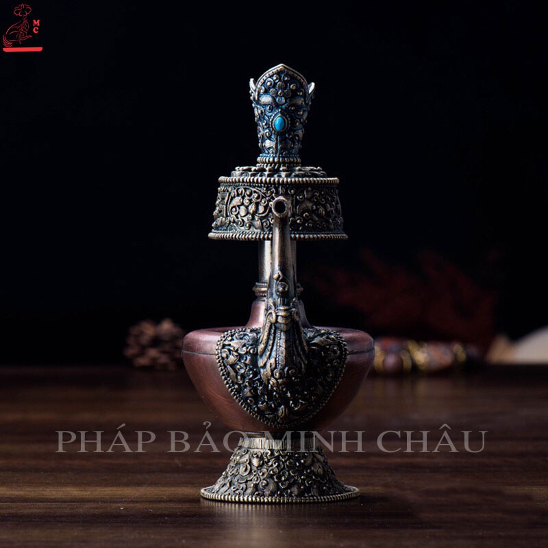 [Pháp Bảo Minh Châu] BÌNH SÁI TỊNH CÓ VÒI TO - NHỎ (ĐỎ ĐỒNG)