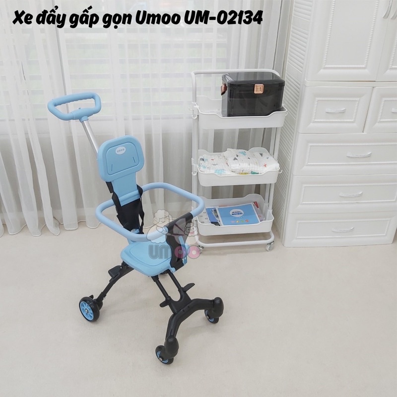 Xe đẩy gấp gọn Umoo UM-02134, thiết kế nhỏ gọn, màu sắc tươi sáng,an toàn,tiện lợi