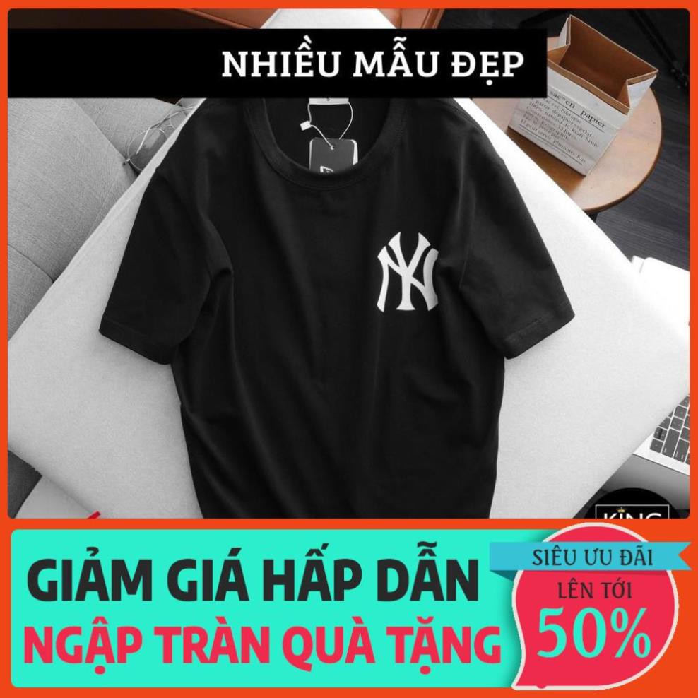 ÁO Thun Tay Ngắn Áo Phông Đen NY Cực Chất Trẻ Trung Năng Động Chất Vải Đẹp Thoáng Mát Thời Trang Nam Nữ KING DC *