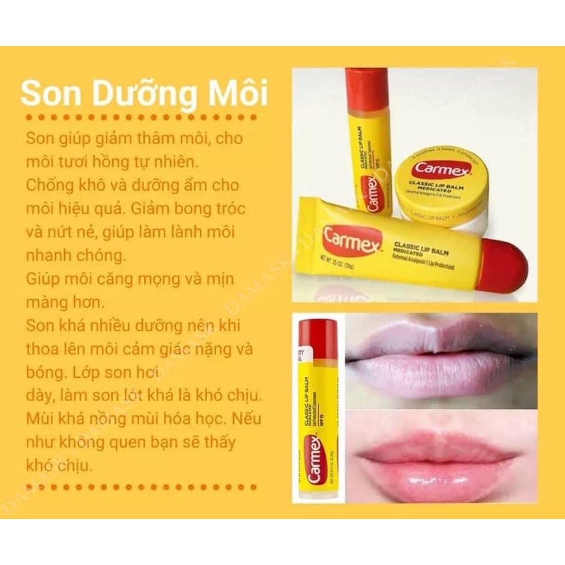 Son Dưỡng Môi Quốc Dân Carmex Mỹ