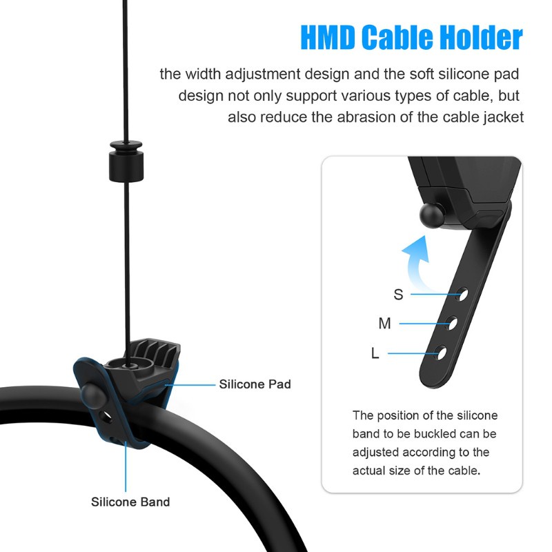 CRE  Retractable Ceiling Pulley System for Oculus Quest 2/Rift/Rift S/V alve Index/HTC -V ive/-V ive Pro Reverb G2/PSVR Link Cable