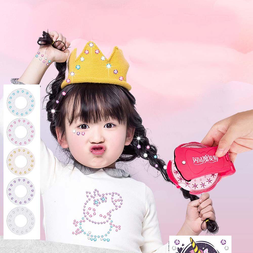 Búp Bê Trang Trí Tóc Lấp Lánh DIY Dành Cho Bé Gái