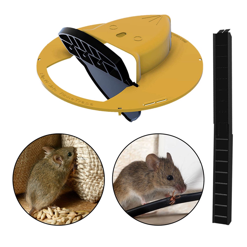 Bẫy Chuột Tự Động Thông Minh Có Nắp Trượt mousetrap trượt và lật thông minh có thể tái sử dụng mới