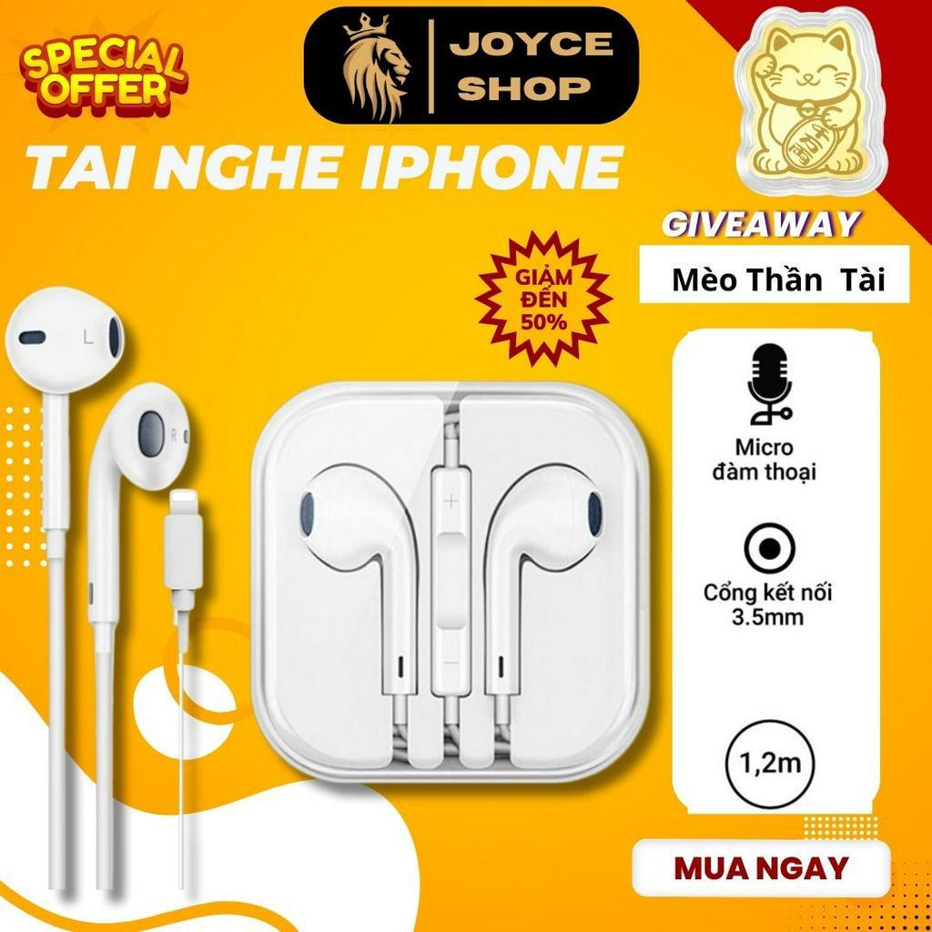 Tai nghe chân dẹt hiển thị cửa sổ kết nối có mic cho táo 7/8/7plus/8Pplus/X/Xsmax/11/12/13/14/pro max promax