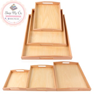 (Size lớn 30x40cm) - Khay đựng Montessori (Hàng Nhập Khẩu)