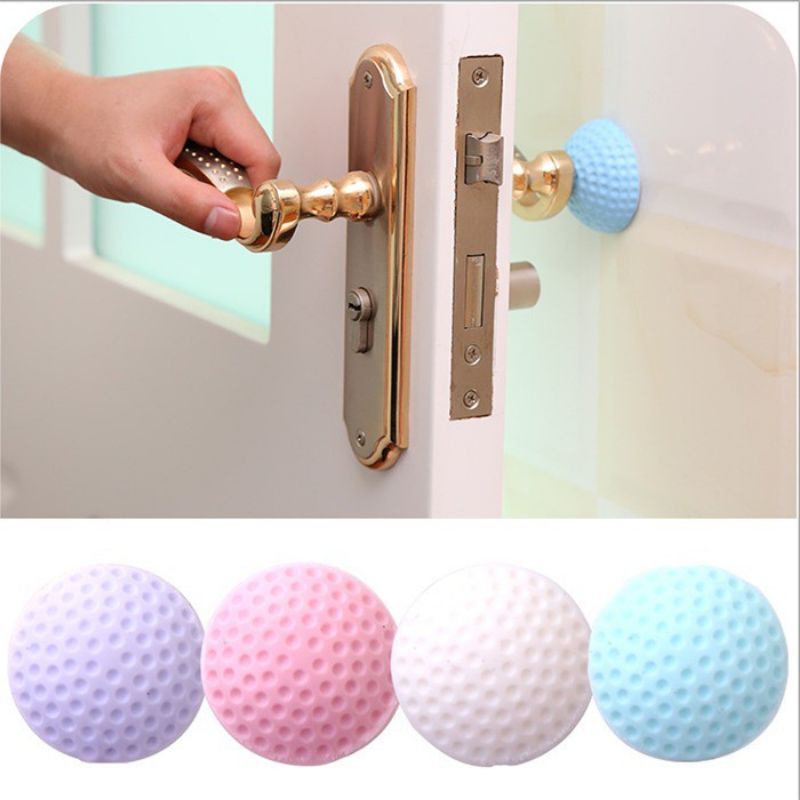 Miếng Chắn Cửa Miếng Chặn Cửa Dán Tường 3M Silicone Chống Va Đập Chống Ồn Tiện Lợi.