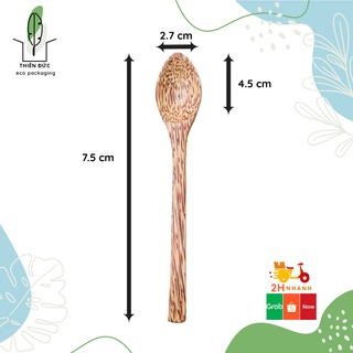 Muỗng dừa cafe/ thìa gỗ dừa tự nhiên thân thiện môi trường
