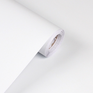 Giấy Dán Tường Trang Trí Nội Thất Bằng Nhựa Pvc Màu Trắng 60cm