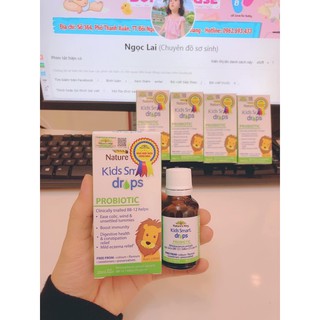 Nature's Way Kids Smart Drops Probiotic Bổ Sung Men Vi Sinh Cho Bé