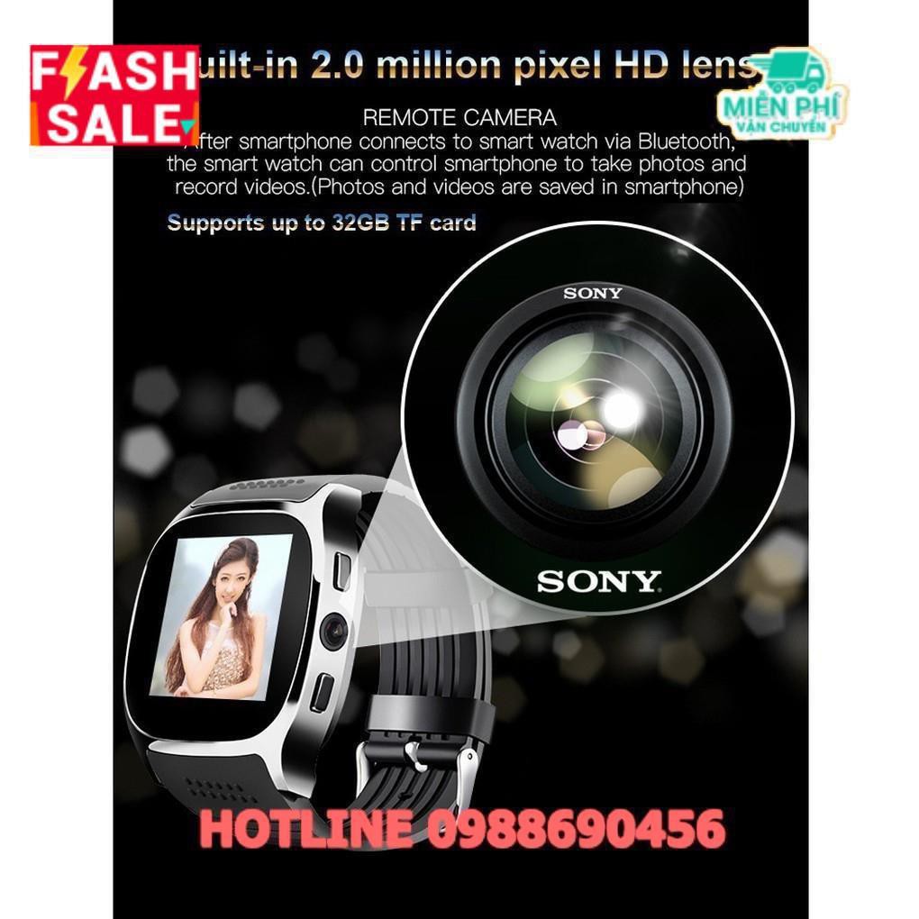 Đồng hồ đeo tay thông minh T8 màn hình cảm ứng 1.54&quot; hỗ trợ chức năng Bluetooth chất lượng cao