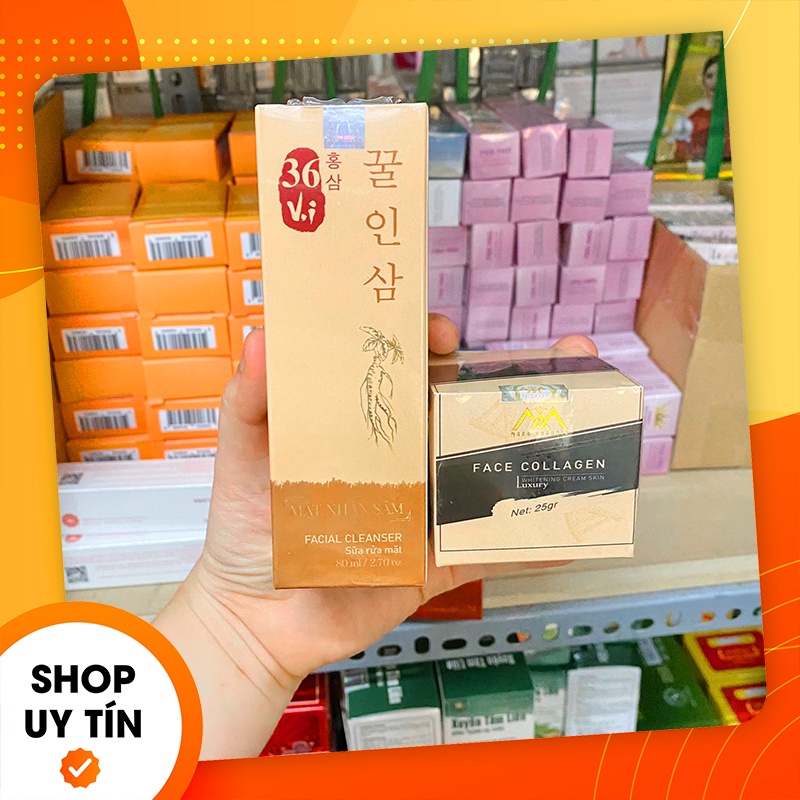 [Chính hãng] Combo Sữa Rửa Mặt 36 Vị + Serum Tinh Chất Ampoule Saffron MeeA Organic + Kem Face DNA Cá Hồi Collagen 36 Vị