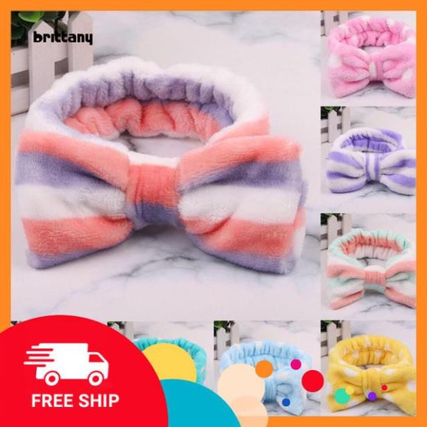 Băng đô rửa mặt bờm cài tóc turban dễ thương cute tai thỏ, tai mèo Puha