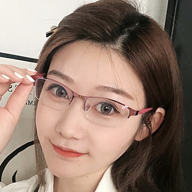 Kính Cận Gọng Kim Loại Chống Ánh Sáng Xanh Cho Nam/Nữ